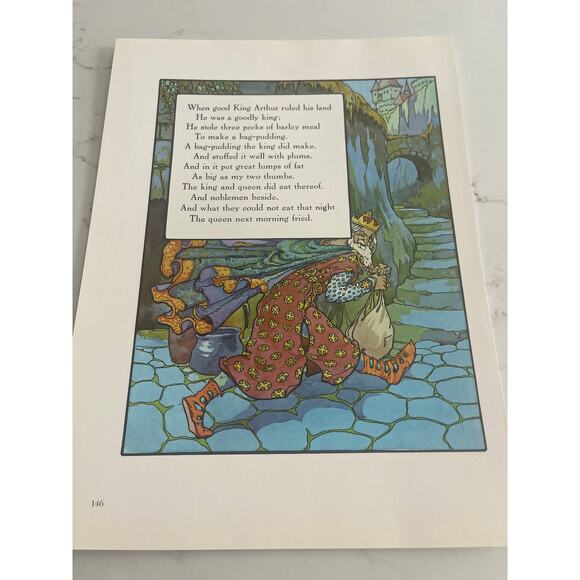 Good King Arthur, A Little Boy Went Into a Barn, Frederick Richardson - Picture 1 of 2